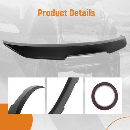 Trunk Lip Spoiler for BMW 5-Series 520i/528i/535d/550i/M5 (2011–2017) Black