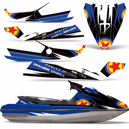 Decal Graphic Kit for Sea-Doo GTS (1992–1997)