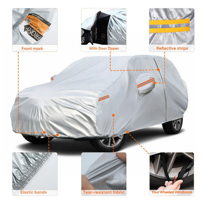 Car Cover for Jeep Cherokee (Waterproof, Heavy Duty, UV Protector)