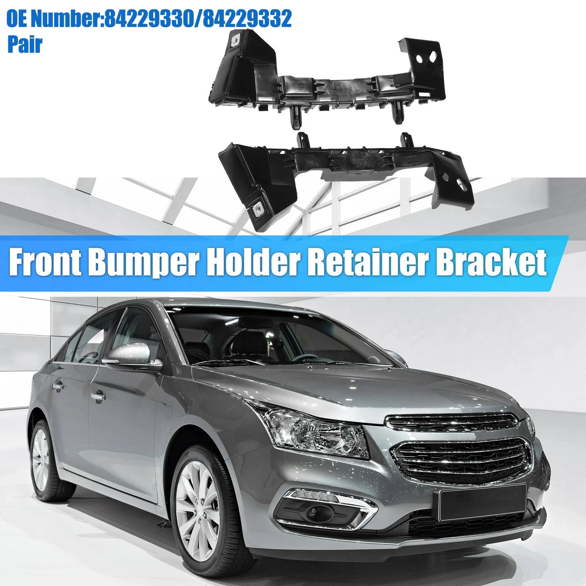 Pair Front Bumper Brackets for Chevrolet (No. 84229330/84229332)