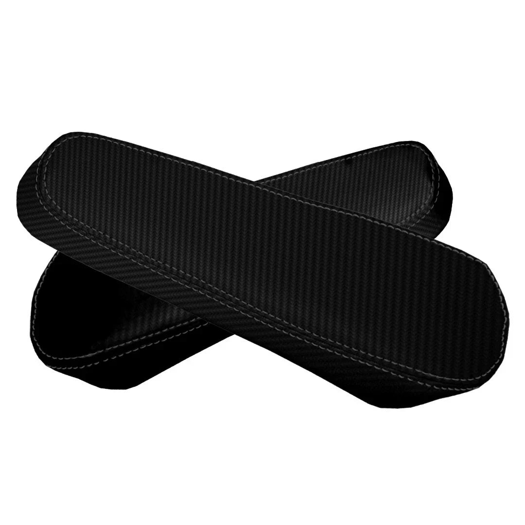 Seat Armrest Cover for Honda CR-V (2010–2014) PVC Carbon Black