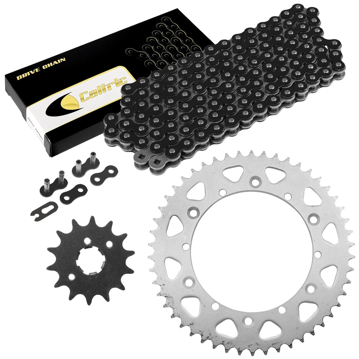 Black Drive Chain and Sprocket Kit for Yamaha YZ250 (1977–1998) EG3926CH101XO