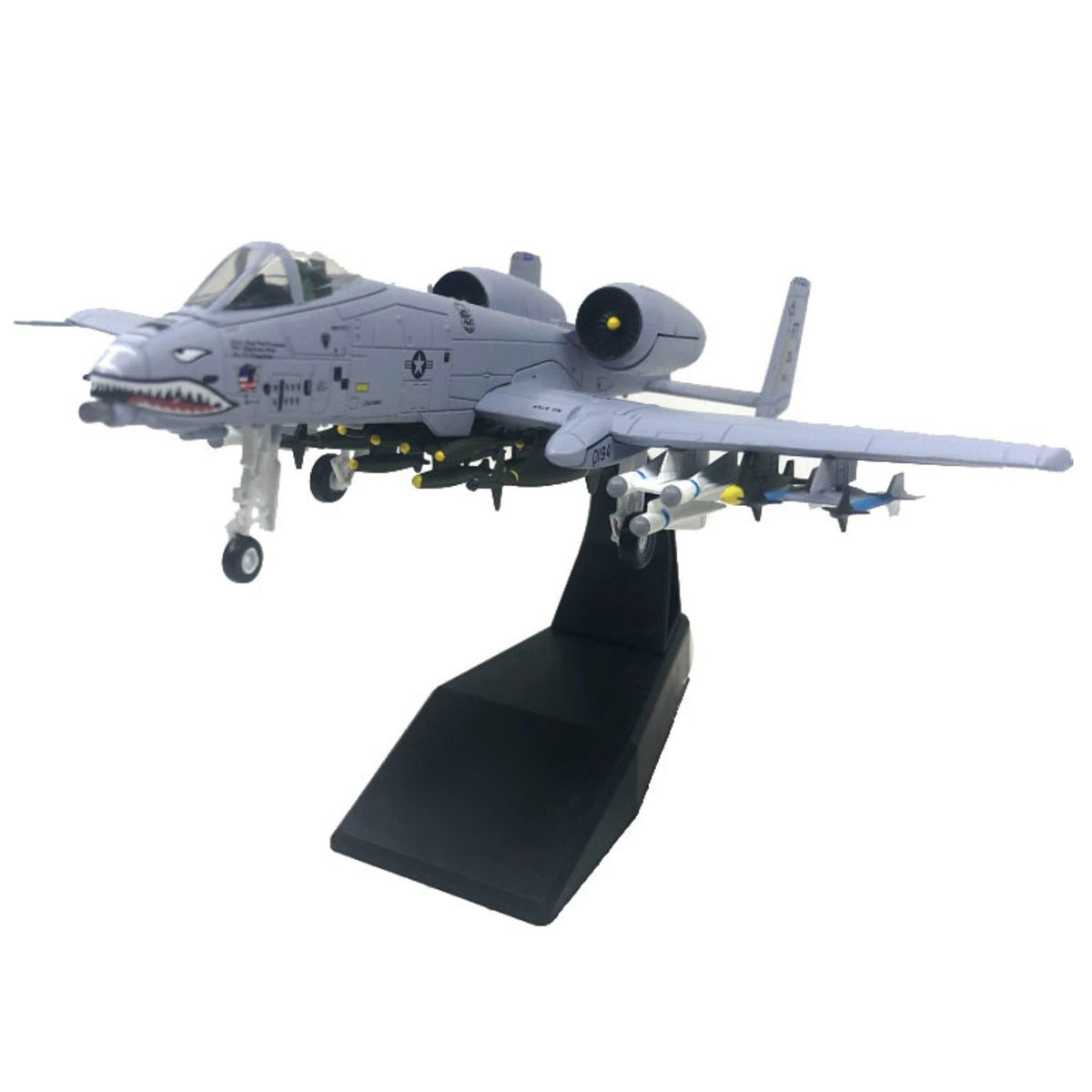 1/100 A-10 Thunderbolt II Fighter Alloy Model Plane Scene Gift