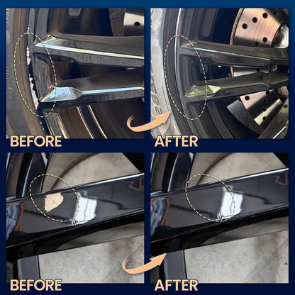Gloss Black Rim Touch Up Paint for Automotive Wheels (Pack of 1)