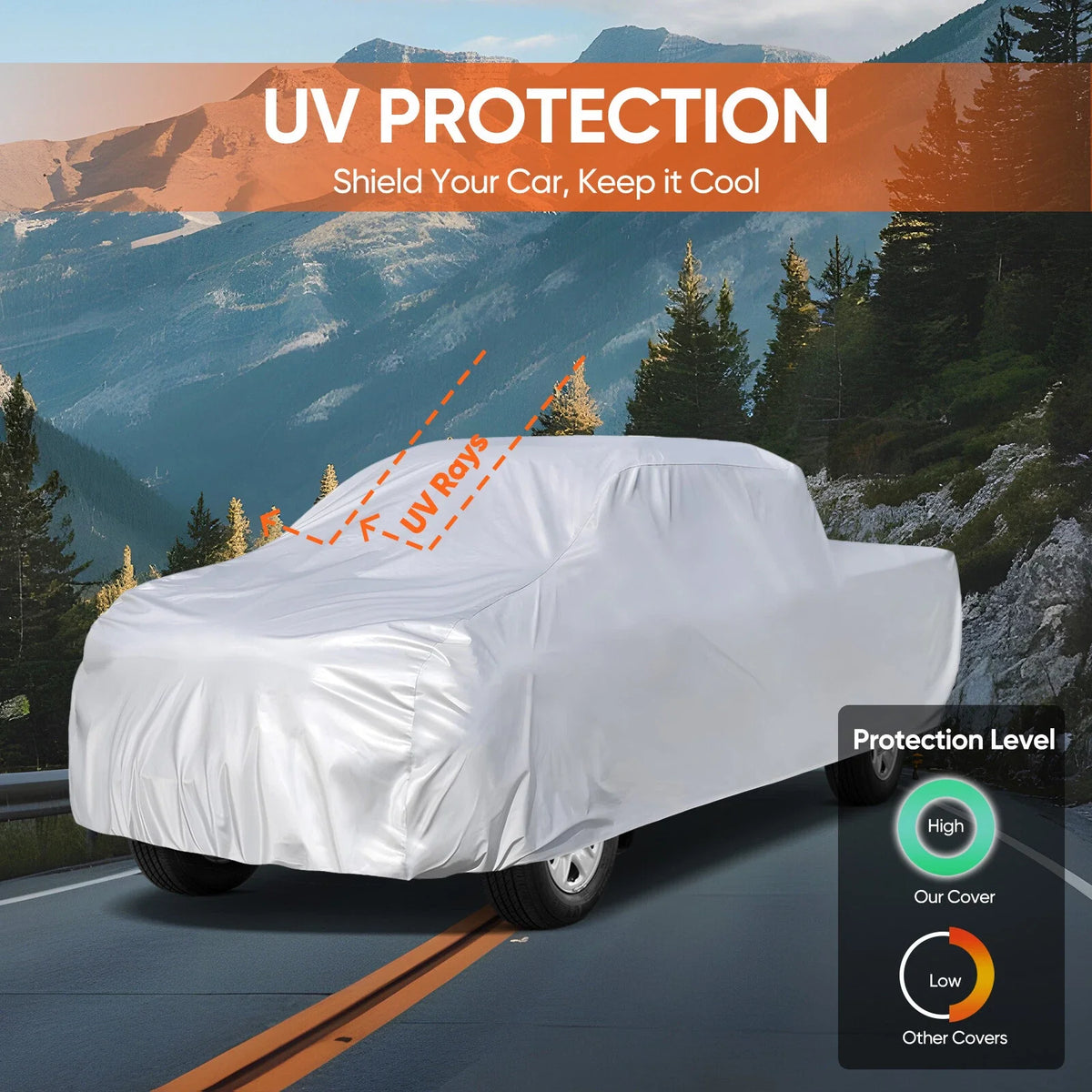 Waterproof Pickup Truck Cover for Neverland (Universal Fit)