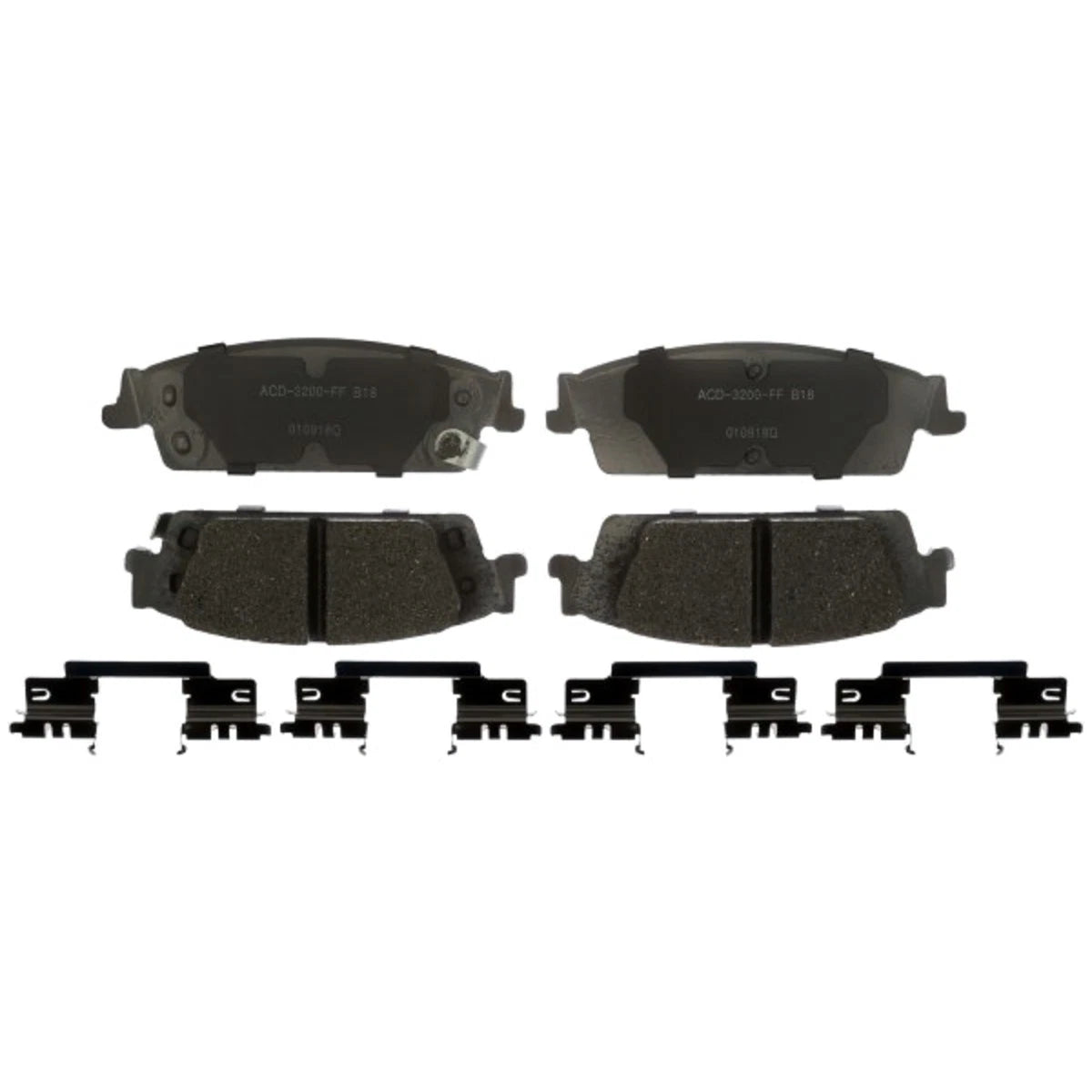 Set of 2 Rear Brake Pad Sets for Chevrolet Tahoe Suburban (2014–2020) 14D1707CHF1