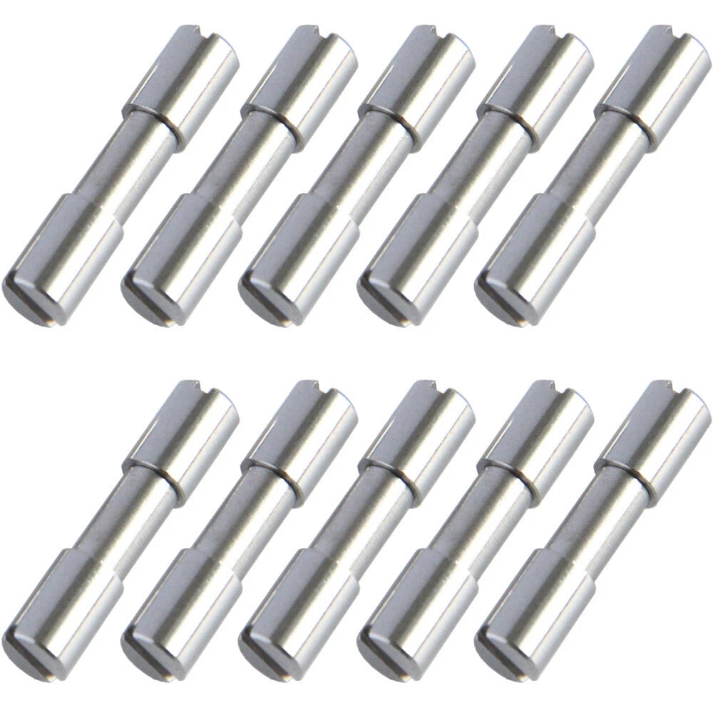 10X Stainless Steel Handle Knife Fasteners for DIY Projects