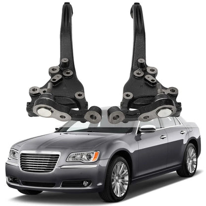 2Pcs Front Steering Knuckle for Chrysler 300 (2012–2021) 05168420AF 05168421AF