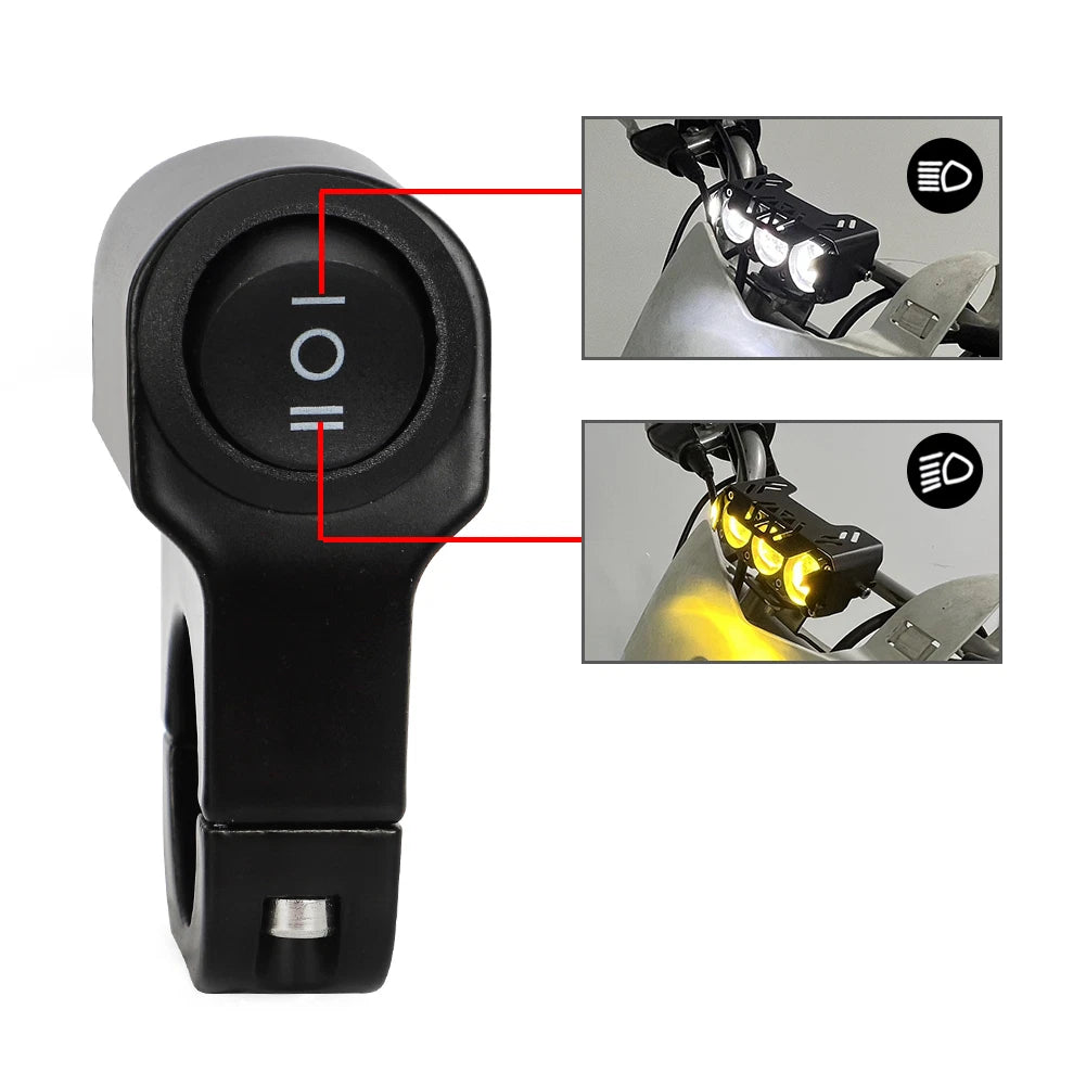 LED Headlight Switch for Kawasaki Honda Yamaha Suzuki Dirt Bike