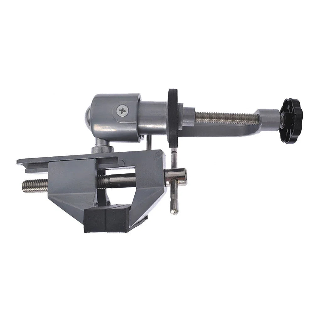 3" Universal Table Bench Vise with Swivel Base for Workbench