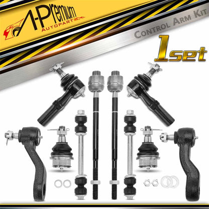 10x Front Idler Pitman Arm Sway Bar Tie Rod End for Chevrolet Express (2003–2023)