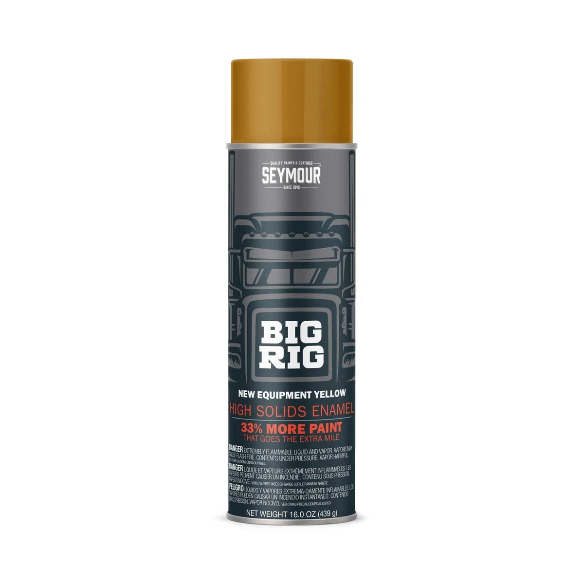 Seymour 20-1643 Big Rig Professional 16 Ounce for Equipment Yellow (Pack of 1)