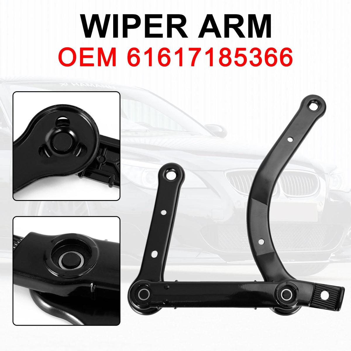 Front Right Wiper Arm Bearing Kit for BMW 5 6 Series (E60 E61 E63 E64) 61617185366
