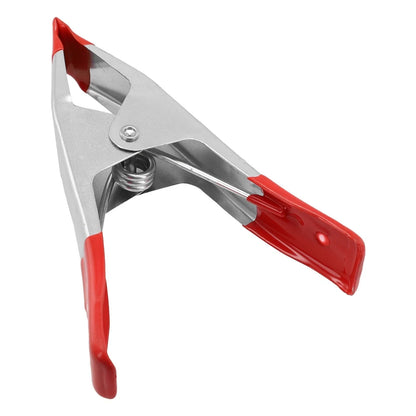 A-Frame Spring Clamp for Woodworking (Metal Body, Rubber Protection)