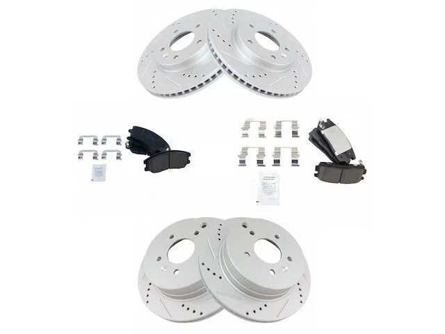 Front and Rear Brake Pad and Rotor Kit for Suzuki XL7 (2007–2009) KJ764WR