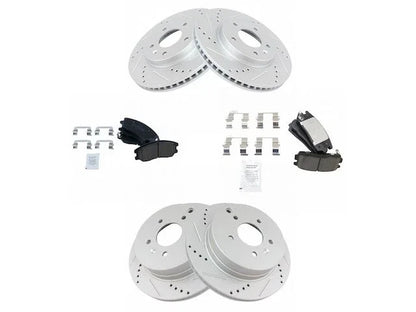 Front and Rear Brake Pad and Rotor Kit for Suzuki XL7 (2007–2009) KJ764WR