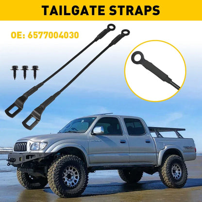Pair of Rear Tailgate Cables Straps for Toyota Tacoma (1995–2004) EPY