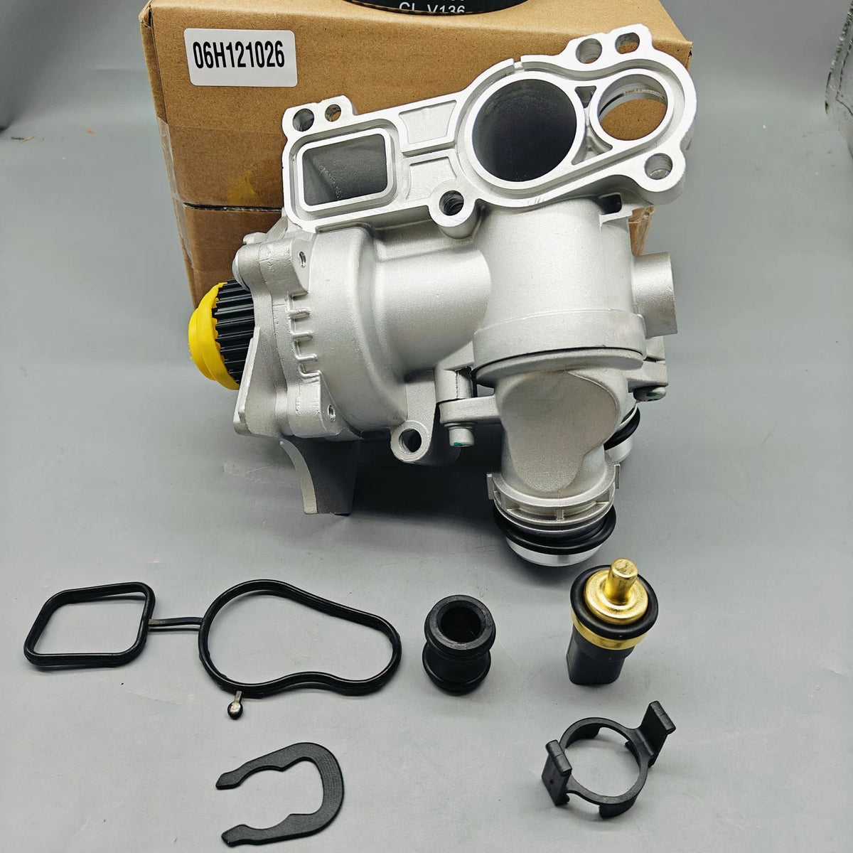 Water Pump Thermostat Assembly for Audi A3 A4 A5 Q3 Q5 A6 TT (2006–2016) 06H121026CM 06H121026BB 06H121026DD 06H121026T