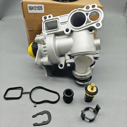 Water Pump Thermostat Assembly for Audi A3 A4 A5 Q3 Q5 A6 TT (2006–2016) 06H121026CM 06H121026BB 06H121026DD 06H121026T