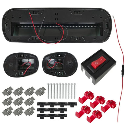 3pc Smoked Lens Cab Roof Marker Running Lights for Truck SUV