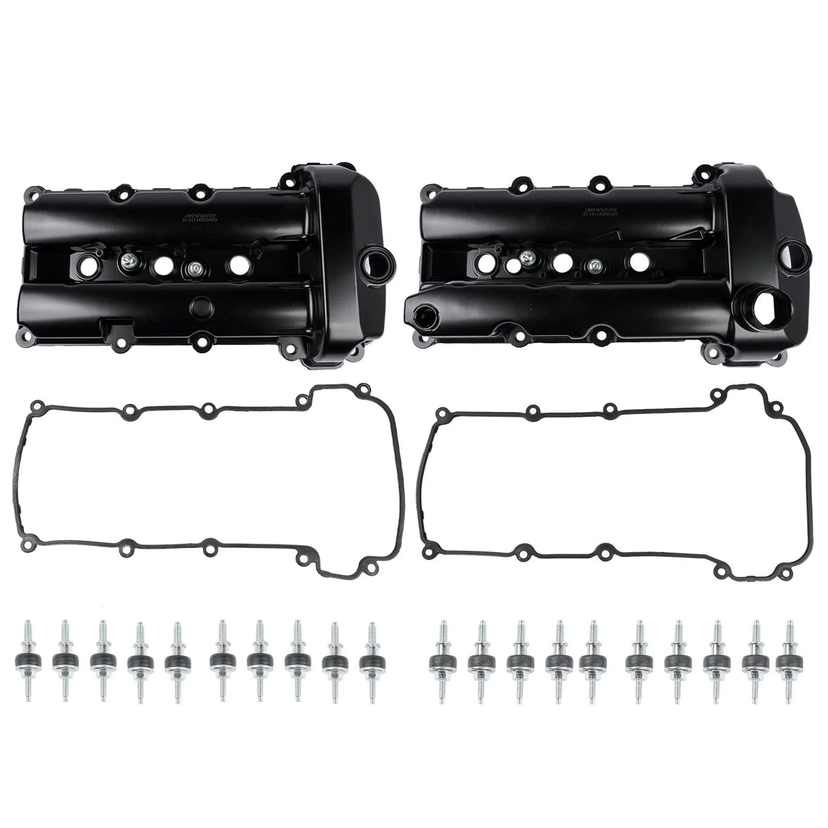 2X Engine Valve Covers with Gaskets for Jaguar S-Type (2002–2008)