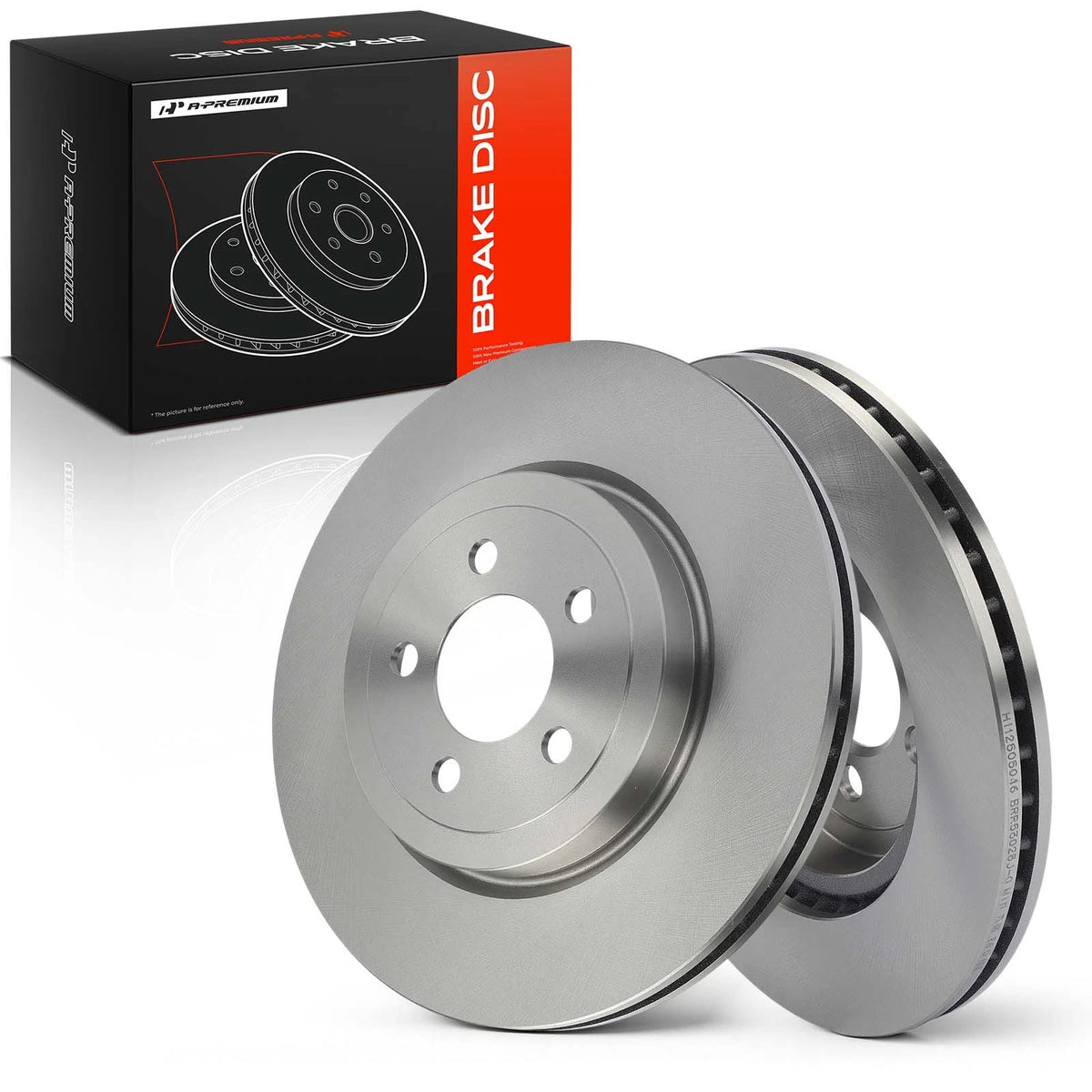 Front Disc Brake Rotors for Dodge Challenger Charger Magnum (4779197AB, 4779197AD, 4779197AE, R-53023)