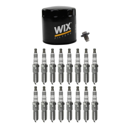 Wix Engine Oil Filter & NGK 16 Iridium IX Spark Plugs for Aspen Magnum (2007–2009)