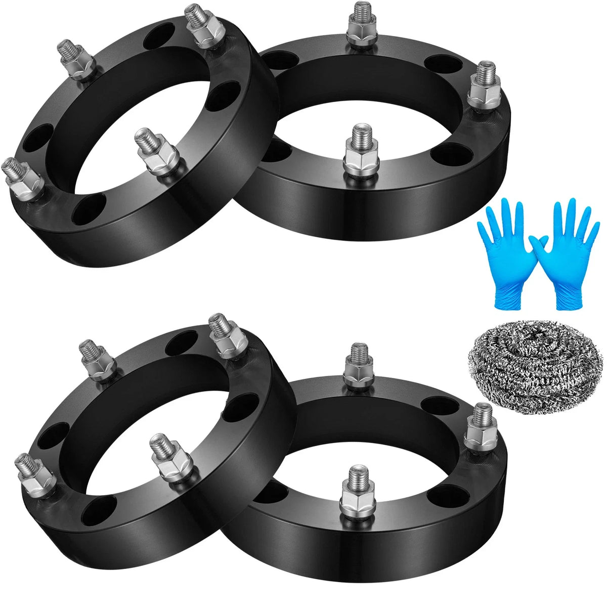 Set of 4 1.5'' Wheel Spacers for Polaris Ranger XP 1000 (2017–2022) 4x156 12x1.5