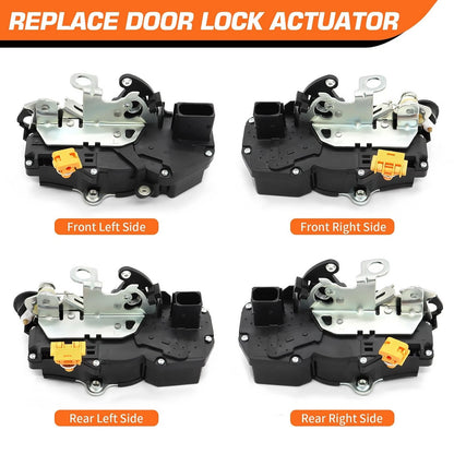 Set of 4 Door Lock Actuators for Sierra Yukon