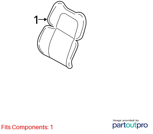 Seat Back Cover Assembly for Ford (GD9Z5464417NB)