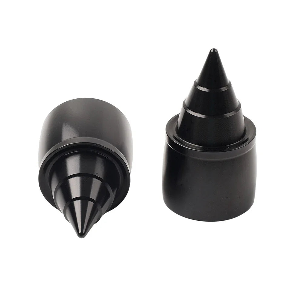 Front Axle Cap Nut Covers for Harley Touring Road Glide Dyna FXD (2000–2023)