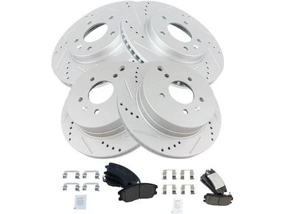 Front and Rear Brake Pad and Rotor Kit for Suzuki XL7 (2007–2009) KJ764WR