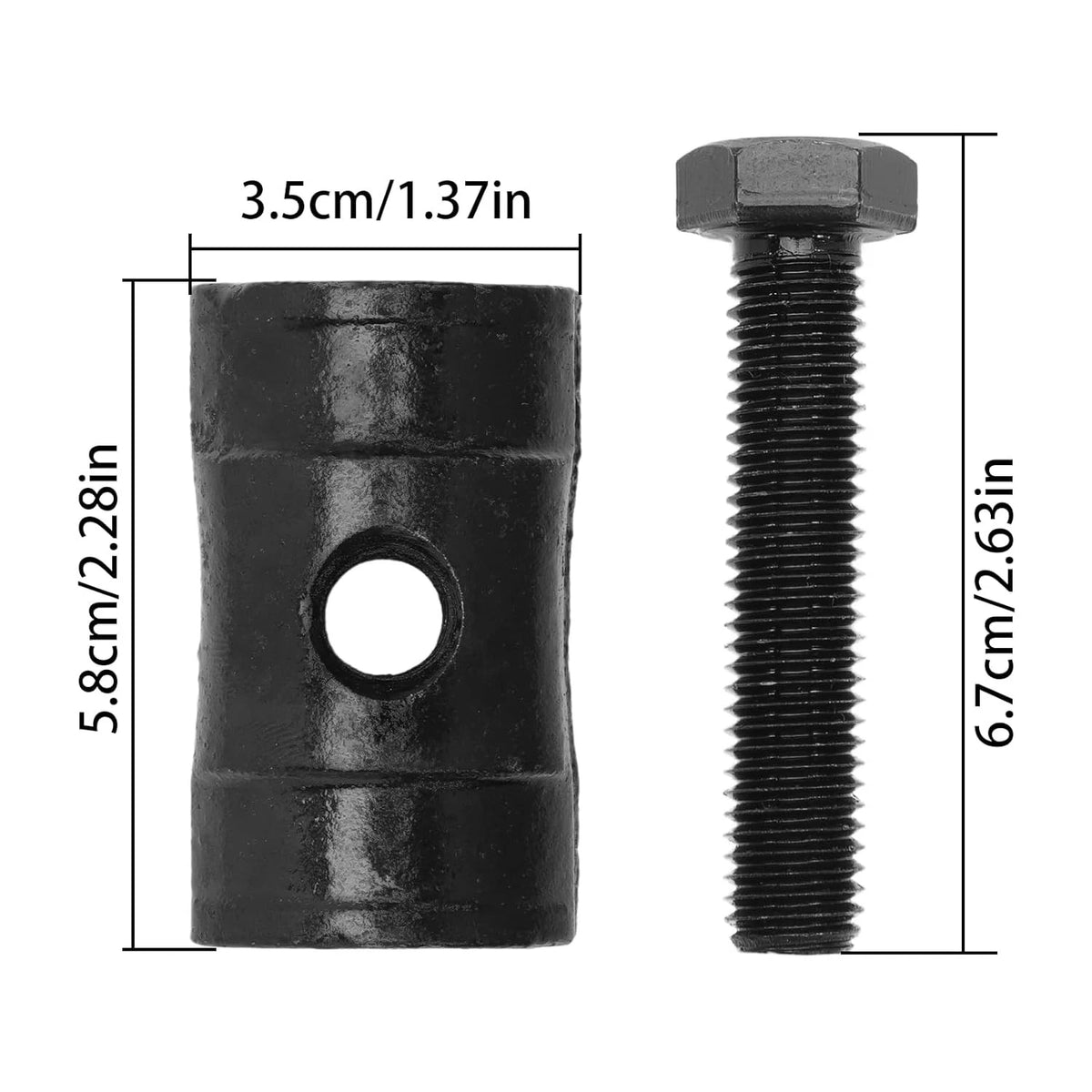 2X Torsion Bar Key Adjuster Block Nuts with Bolts for Silverado Suburban