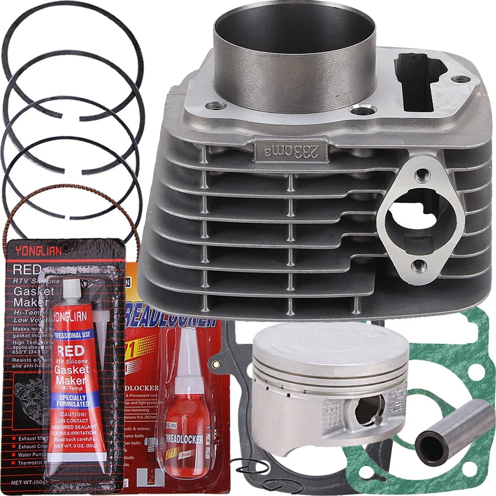 Top End Kit for Honda CRF230F (2003–2019) SL230 (1997–2008) - Cylinder, Piston, Gasket