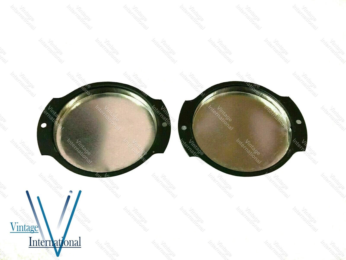 Pair Green Reflector with Black Bezel for Willys M38 M151A1 M35