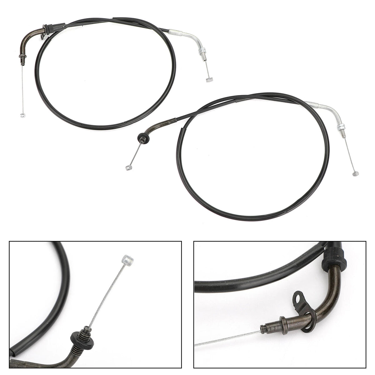 Throttle Cable Wires for Yamaha XVS400 DS400 V-Star (1996–2012) BLL-280-Black