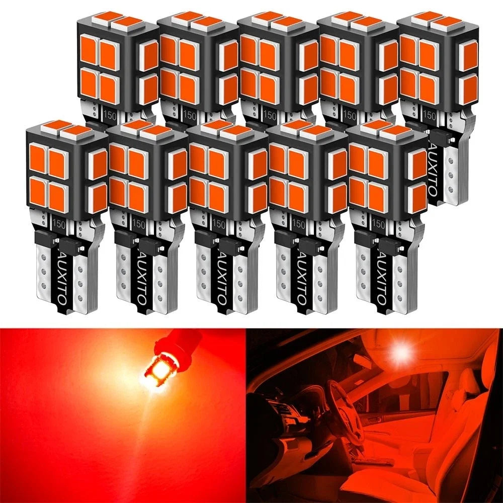 AUXITO T10 194 192 168 LED Parking Light Bulbs (Error Free) 2X