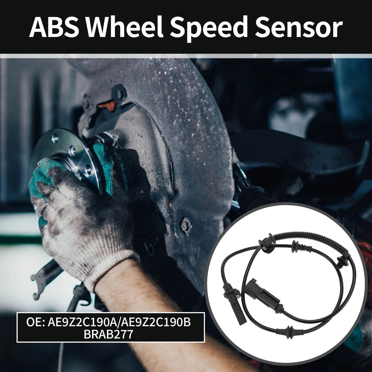 ABS Sensor No.AE9Z2C190A for Ford Explorer (2011–2018) Rear Left/Right