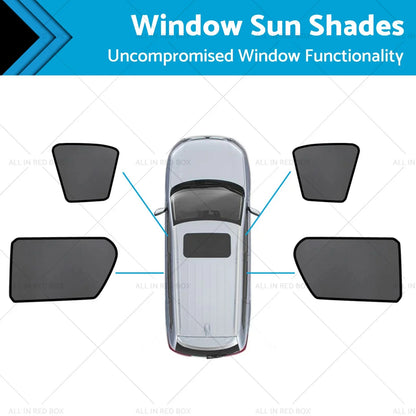 Magnetic Mesh Sun Blind Shades for Toyota Hilux SR5 (2015-2025)