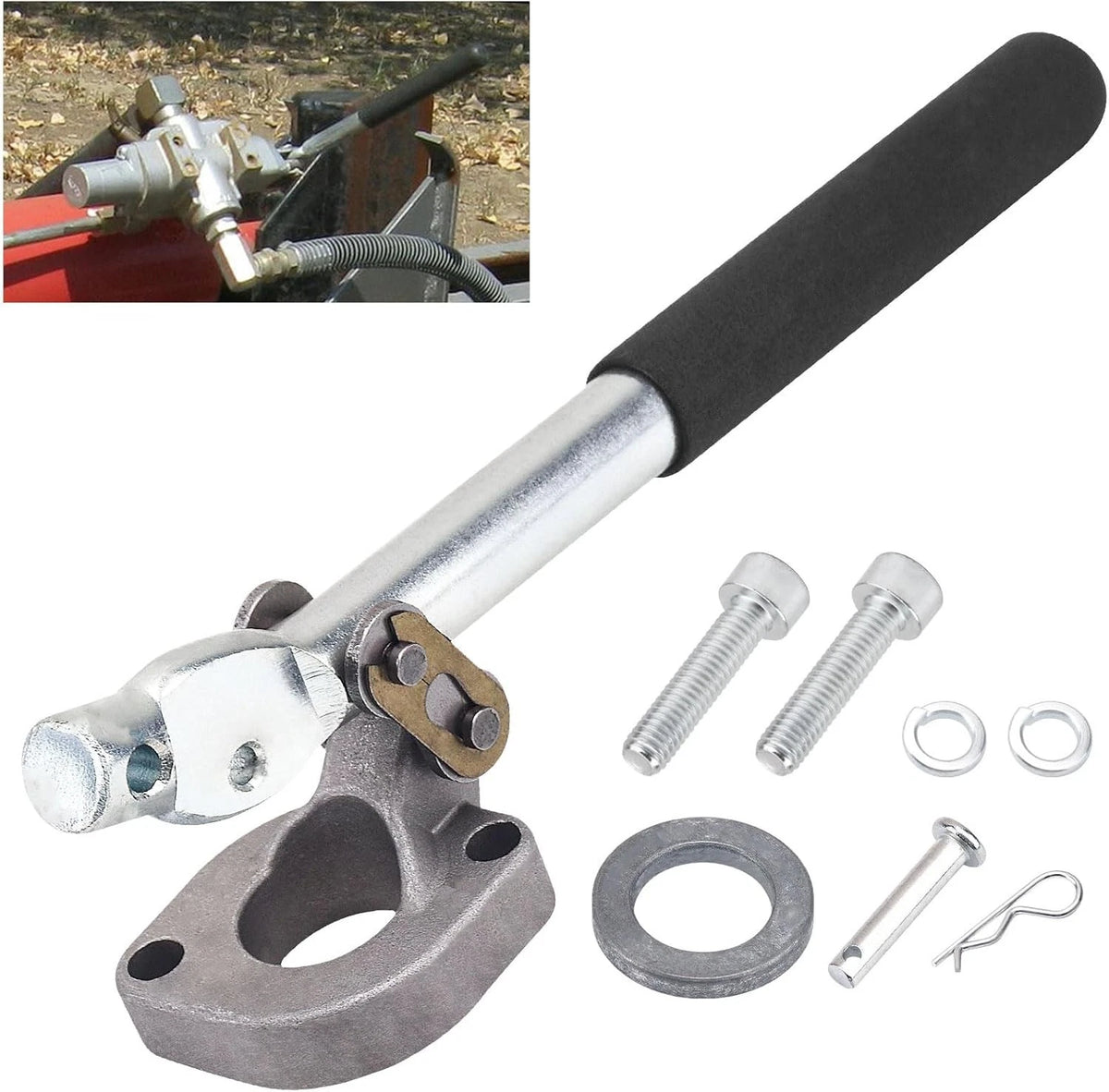 Hydraulic Control Valve Handle & Bracket Kit for Energy Log Splitter
