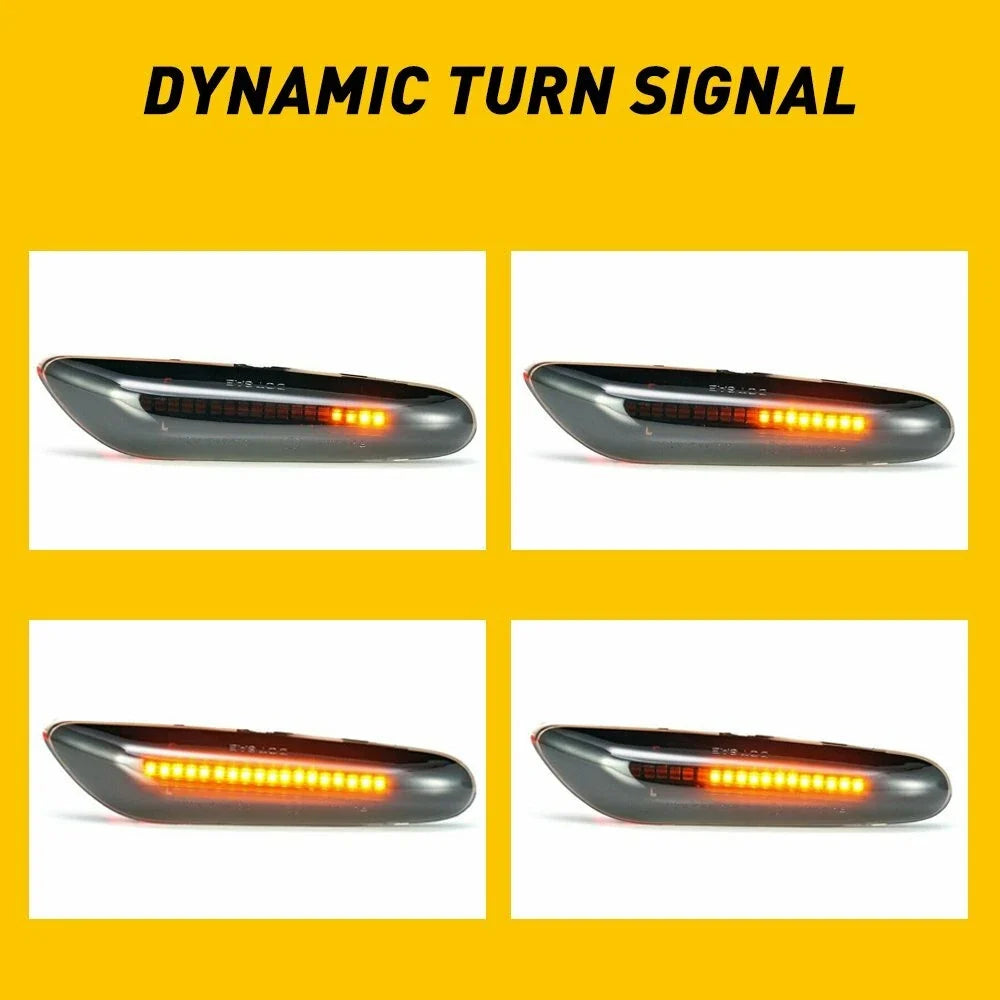 Sequential LED Side Marker Blinker for BMW E90 E60 E82 E87 E88 (2007–2013)