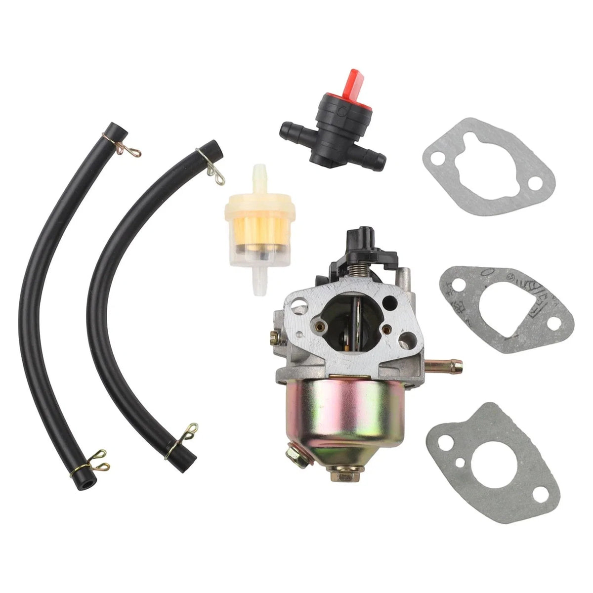 Carburetor Kit with Fuel Filter and Lines for Gardenline GTX 196E