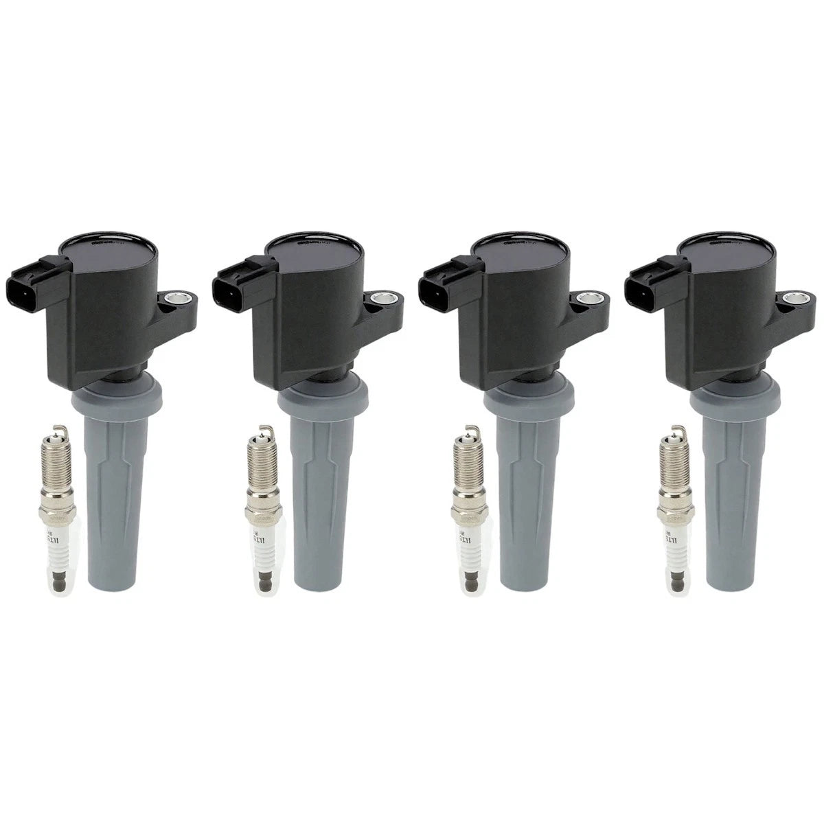 Ignition Coil and Spark Plug Kit for Ford Transit Connect Fusion Lincoln MKZ (2017–2021) - 18084865, UF621, 9E5Z12029A, C1658, NGK90607