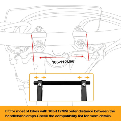 GPS Navigation Roadbook Holder Bracket for Husqvarna 701 Enduro/Supermoto (2016–2023)