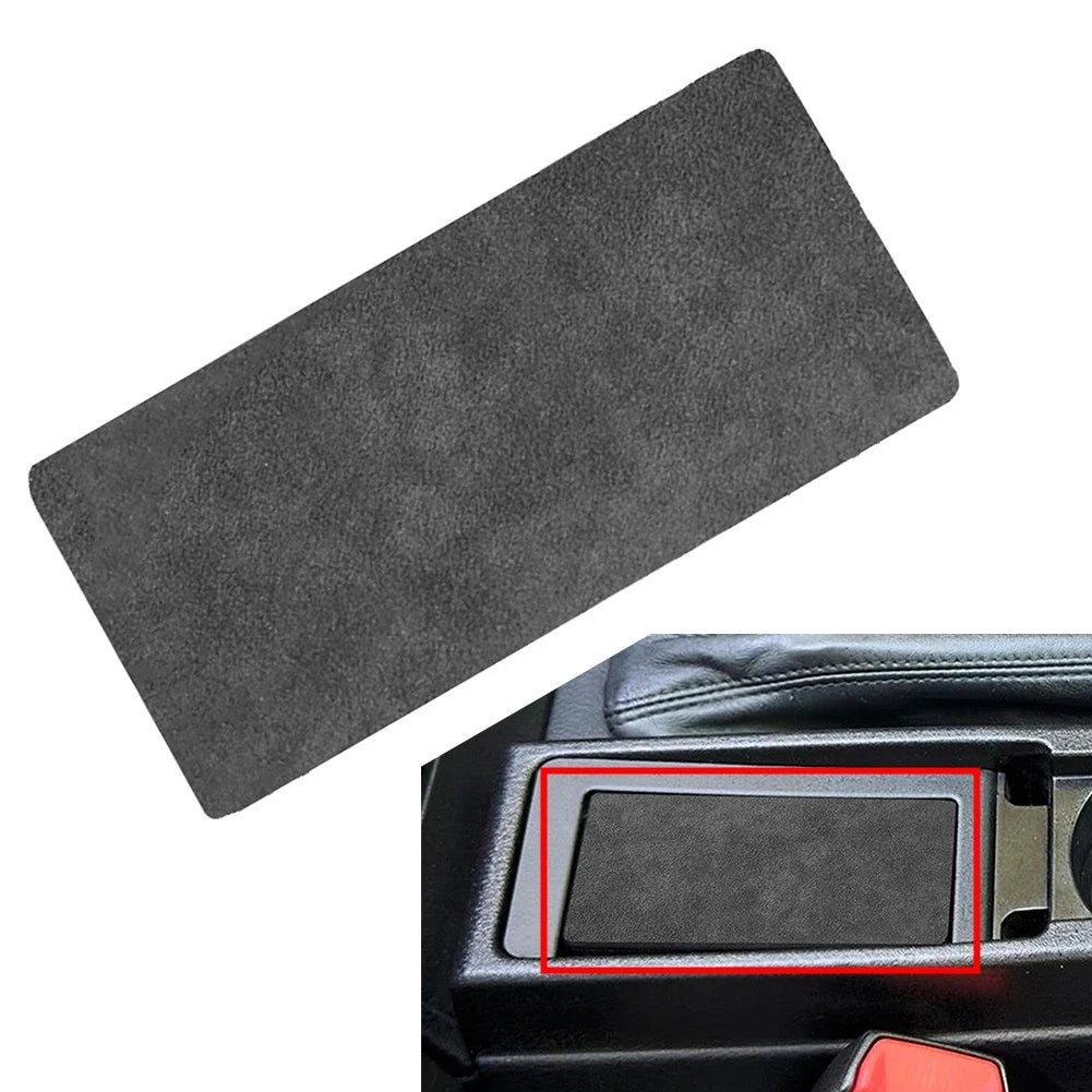 Gear Shift Panel Storage Box Cover Trim for BMW 3 Series E36 (1991–1999) Suede Black