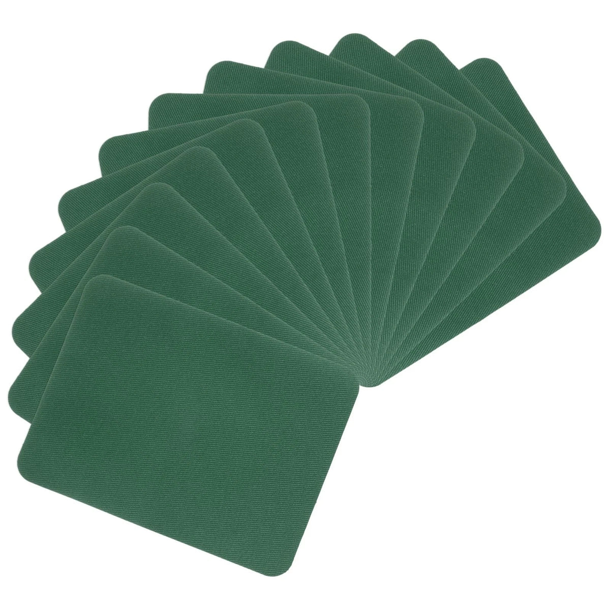 12Pcs Iron on Patches for Clothing Repair 4.9" x 3.7" Black Green
