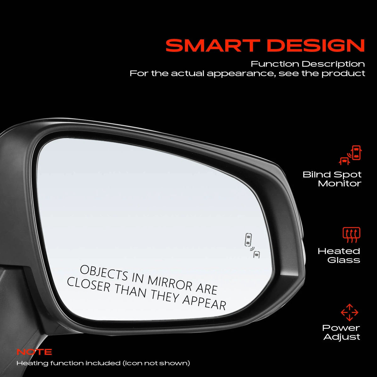 Power Mirror for Toyota RAV4 (2019–2023) - 879100R271G1, 8791042E41, 8791542200C0, 5280641