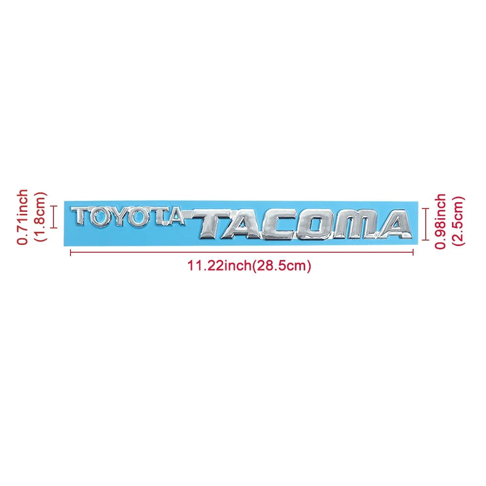 Emblem Letter Badge for Toyota Tacoma (1995–2023)