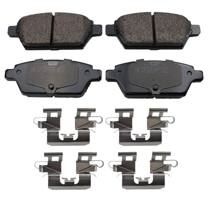 Set of 4 Akebono ProACT Rear Ceramic Brake Pads for Fusion MKZ Zephyr 2006–2012