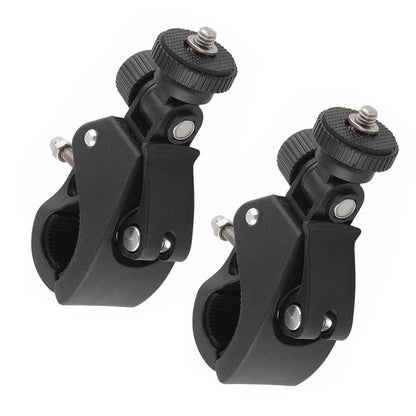 2X Sports Camera Bike Mount Handlebar Clamp Clip Stand for Universal Use